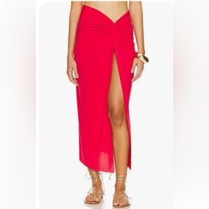Vix Paula hermanny karen skirt in red - new with tags